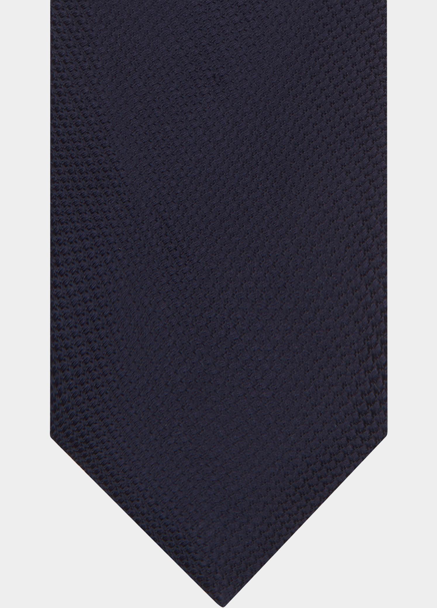 Profuomo Stropdas Blauw TIE SILK WOVEN NAVY PPWA30010/A
