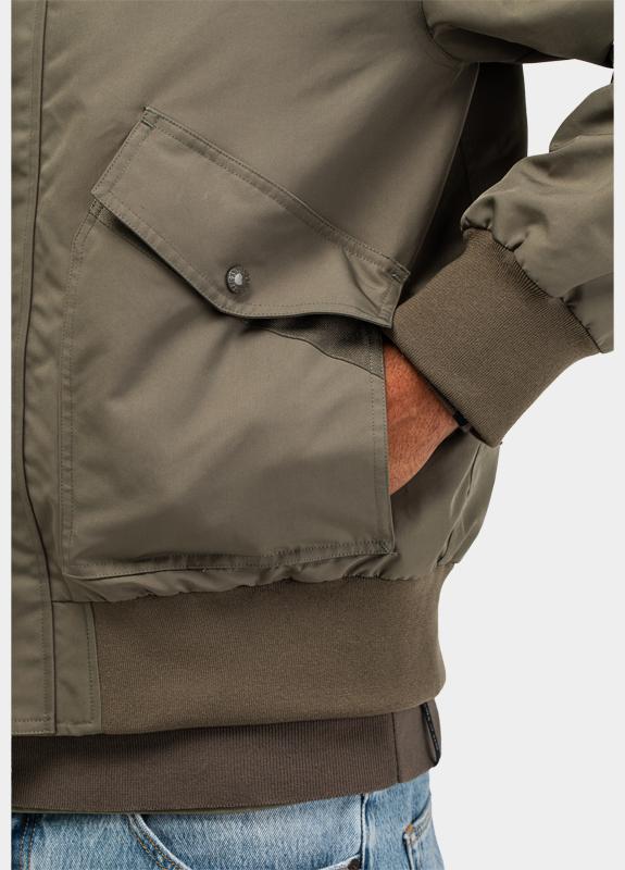 Butcher of Blue Zomerjas heren Grijs Carlos Flight Bomber M2617051/708