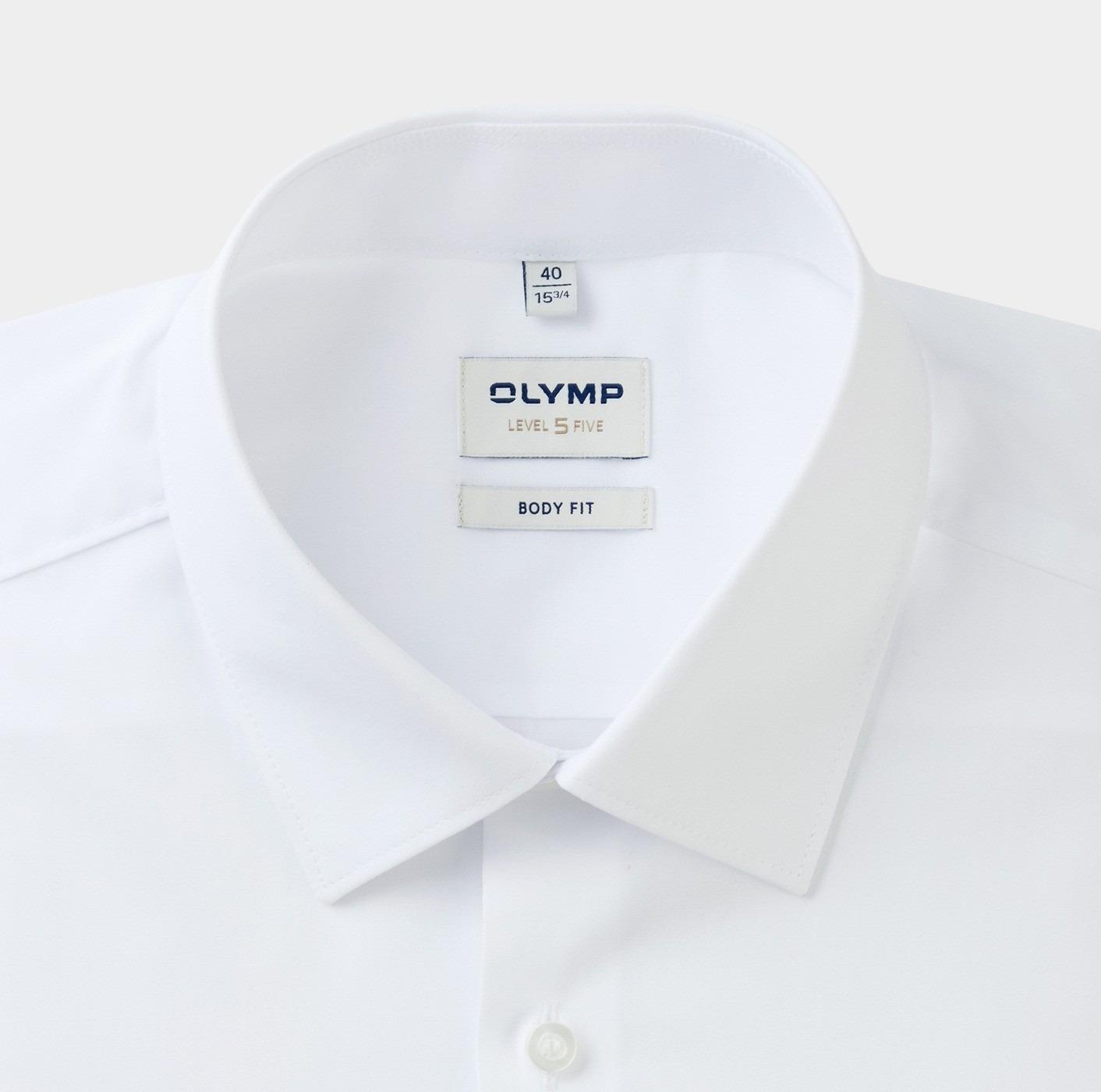 Olymp Business hemd lange mouw Wit Level Five 706064/00