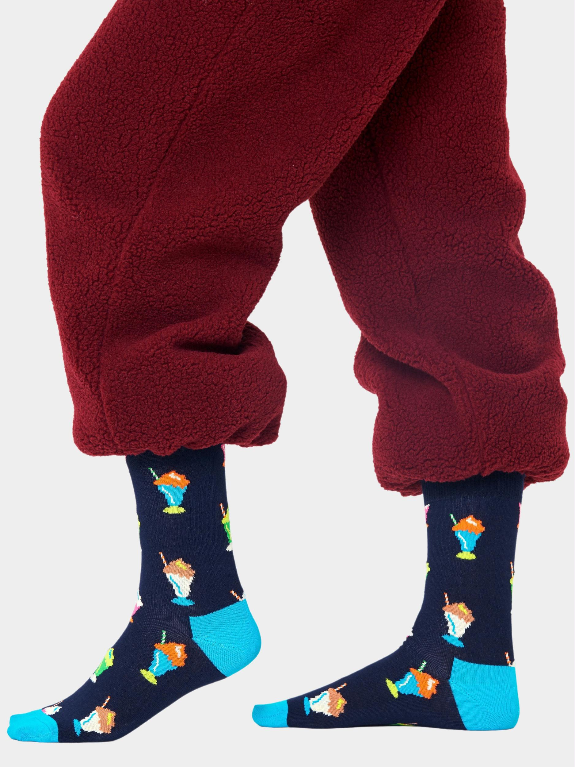 Happy Socks Sokken Blauw Milkshake MSS01/6300