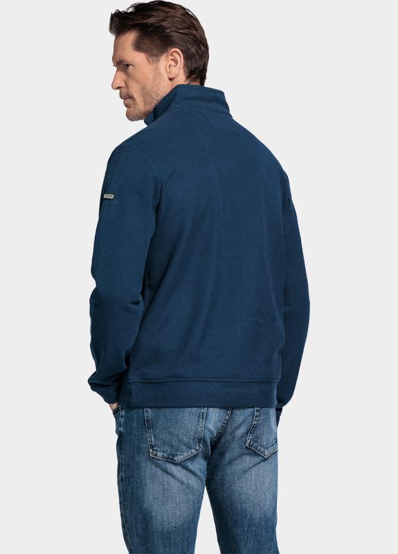 Baileys sweat halfzip Blauw Sweatshirt 1/2 Zip  Jacquard 523155/67