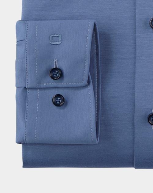 Olymp Business hemd lange mouw Blauw 1202/64 Hemden 120264/17