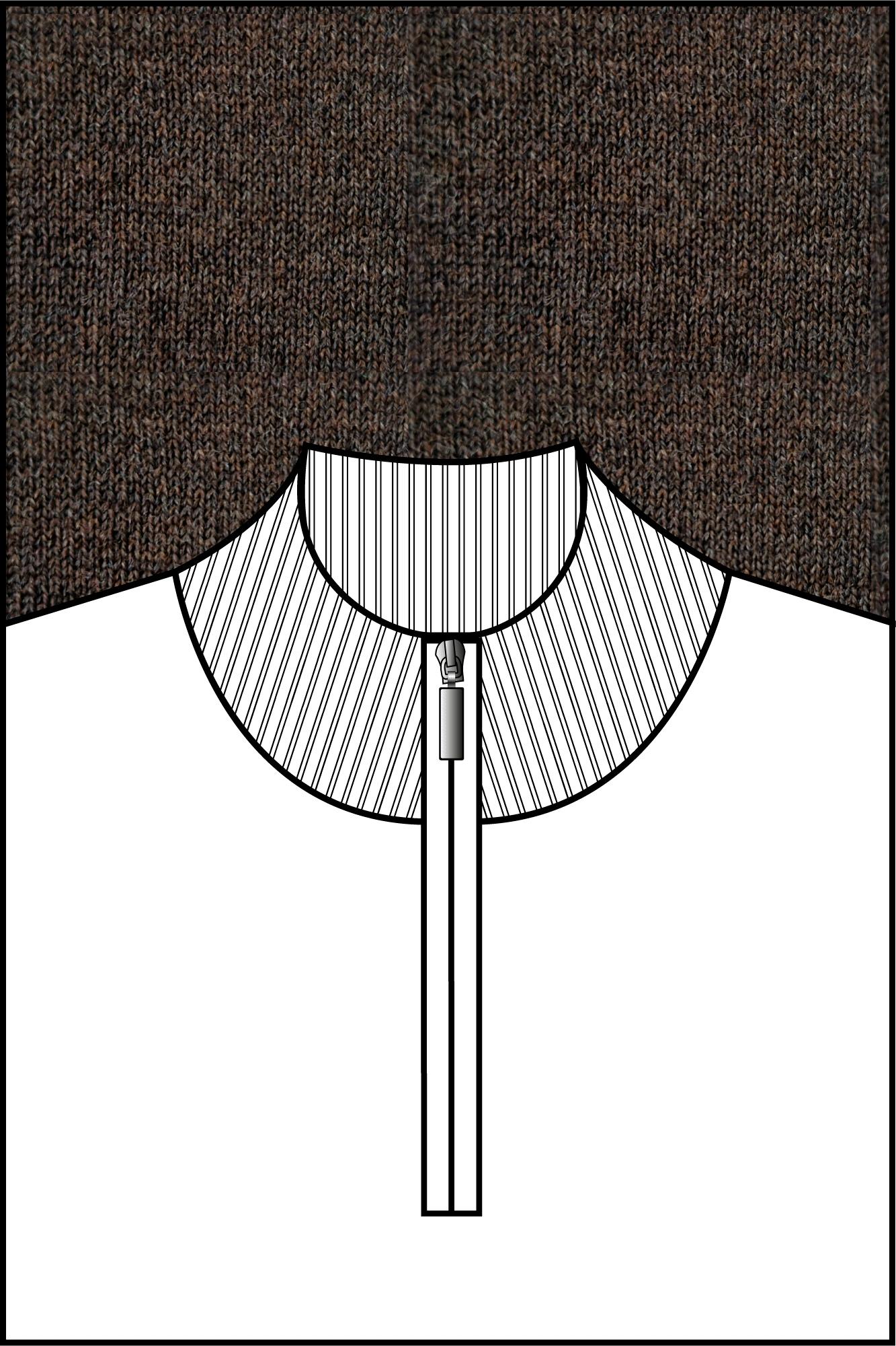 Baileys Half Zip Bruin Pullover 1/2 Zip  14gg single 520064/80