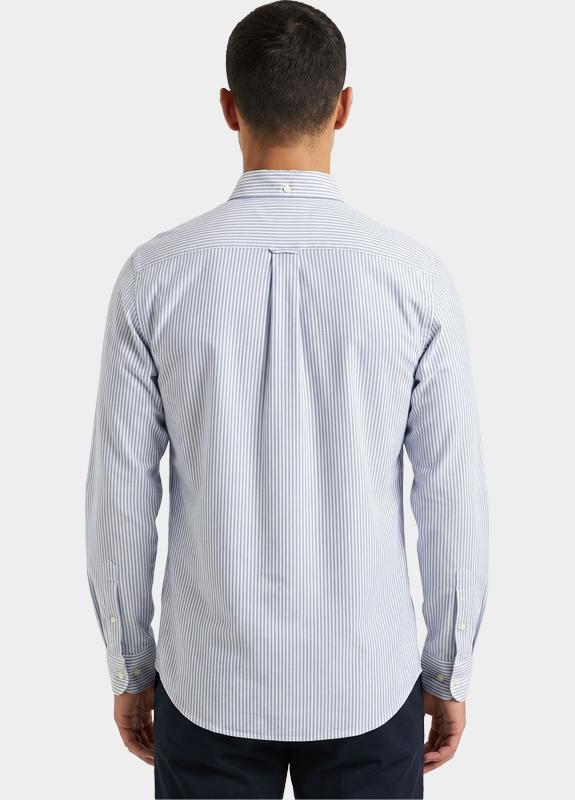 Gant Overhemd heren Blauw Klassiek Oxford-overoverhemd 3000230/436