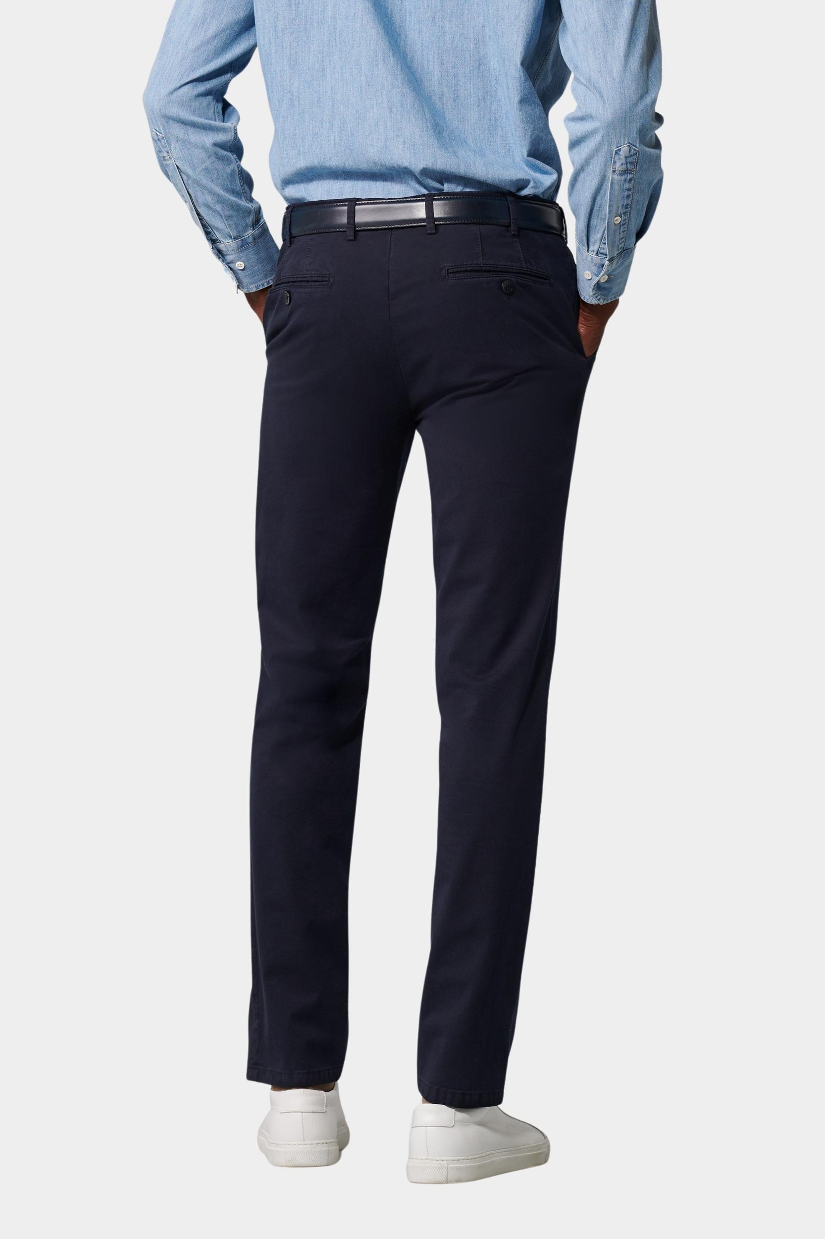 Meyer Katoenen Broek Blauw BONN Art.9-3004 1029300400/19
