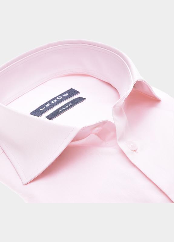 Ledub Business hemd lange mouw Roze  0142300/420-000-000