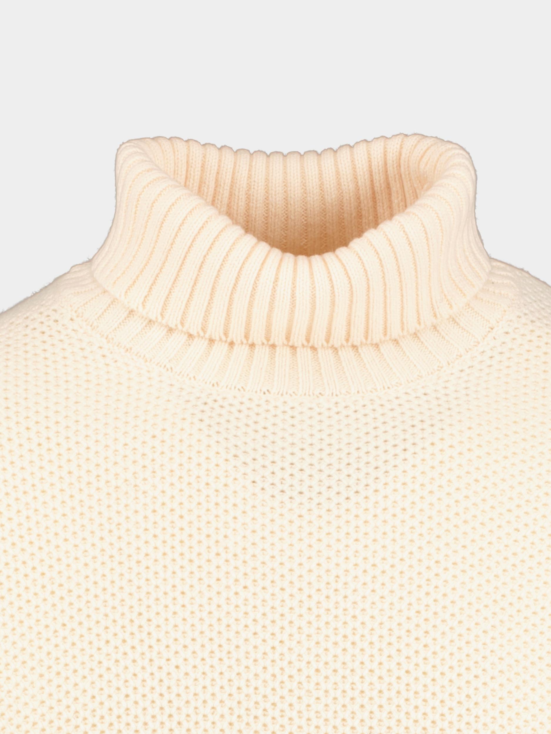 Born With Appetite Coltrui Wit Finnley Roll Neck Structure 23305FI16/150 off white