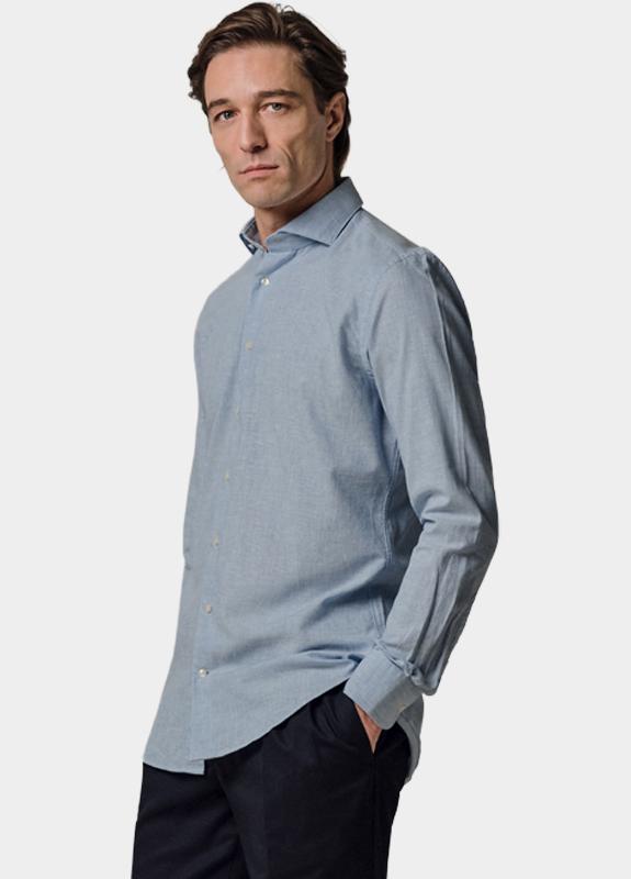 Profuomo Zakelijk overhemd heren Blauw  PPXH10010/C