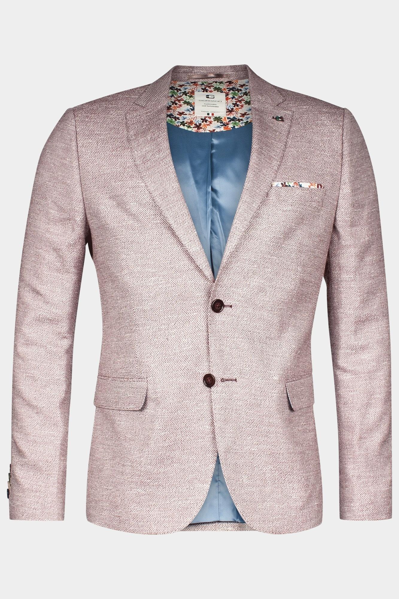 Giordano Blazer Rood Robert fully lined Plain line 512603/30