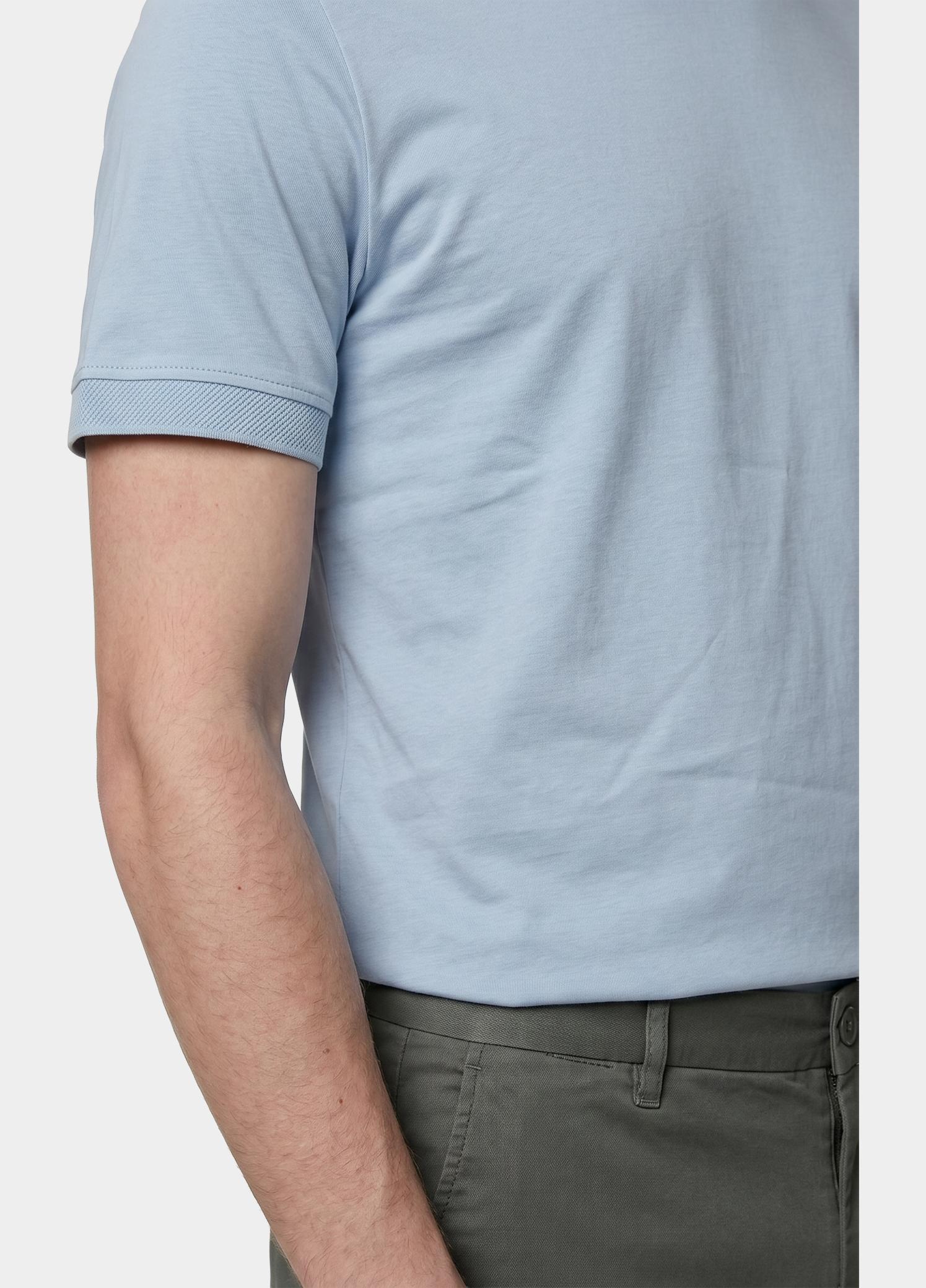 BOSS Black T-shirt heren Blauw Thompson 01 10241525 01 50468347/531