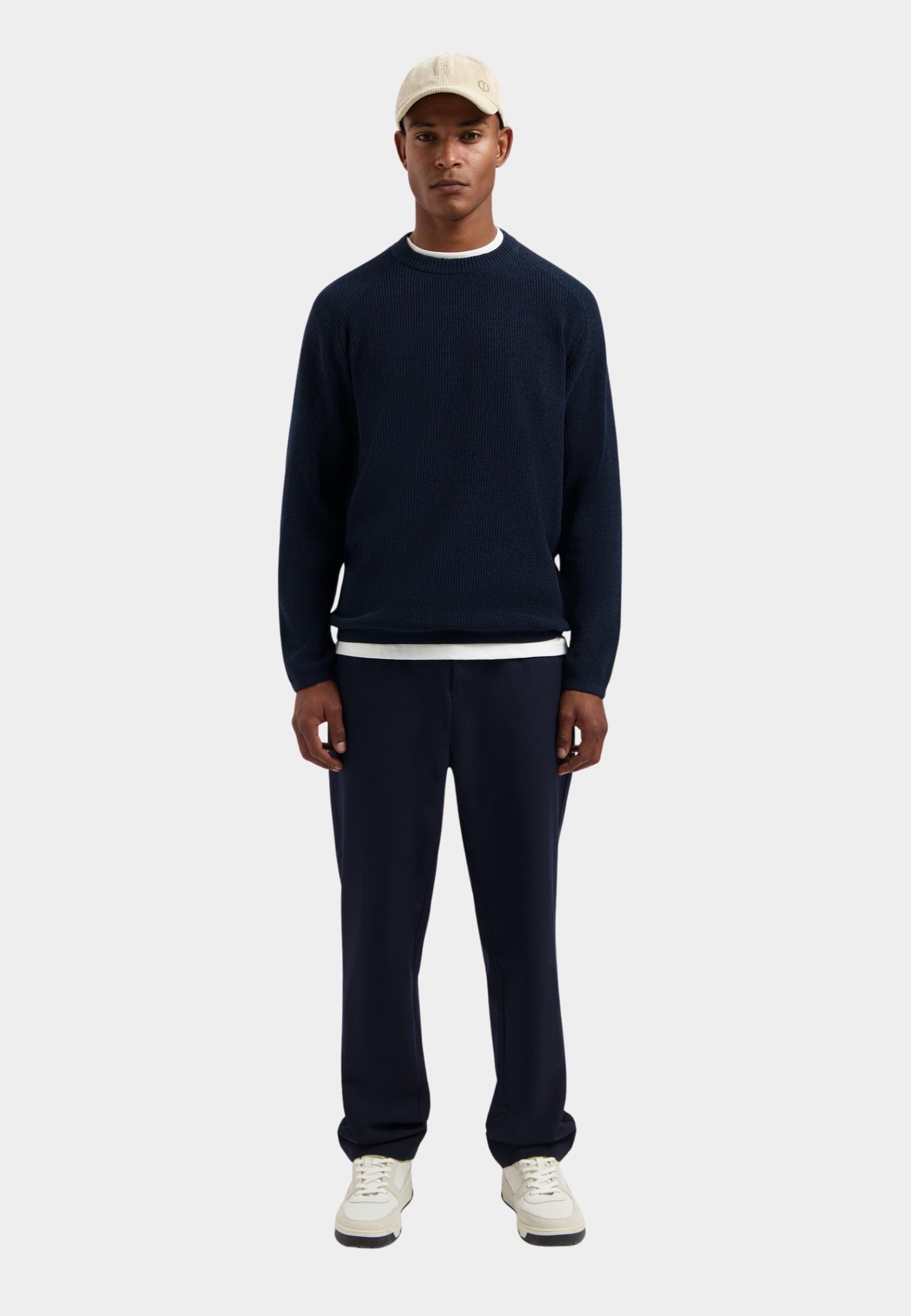 Dstrezzed Pullover Blauw DS_Chenille Crewneck 405722-SMO/649
