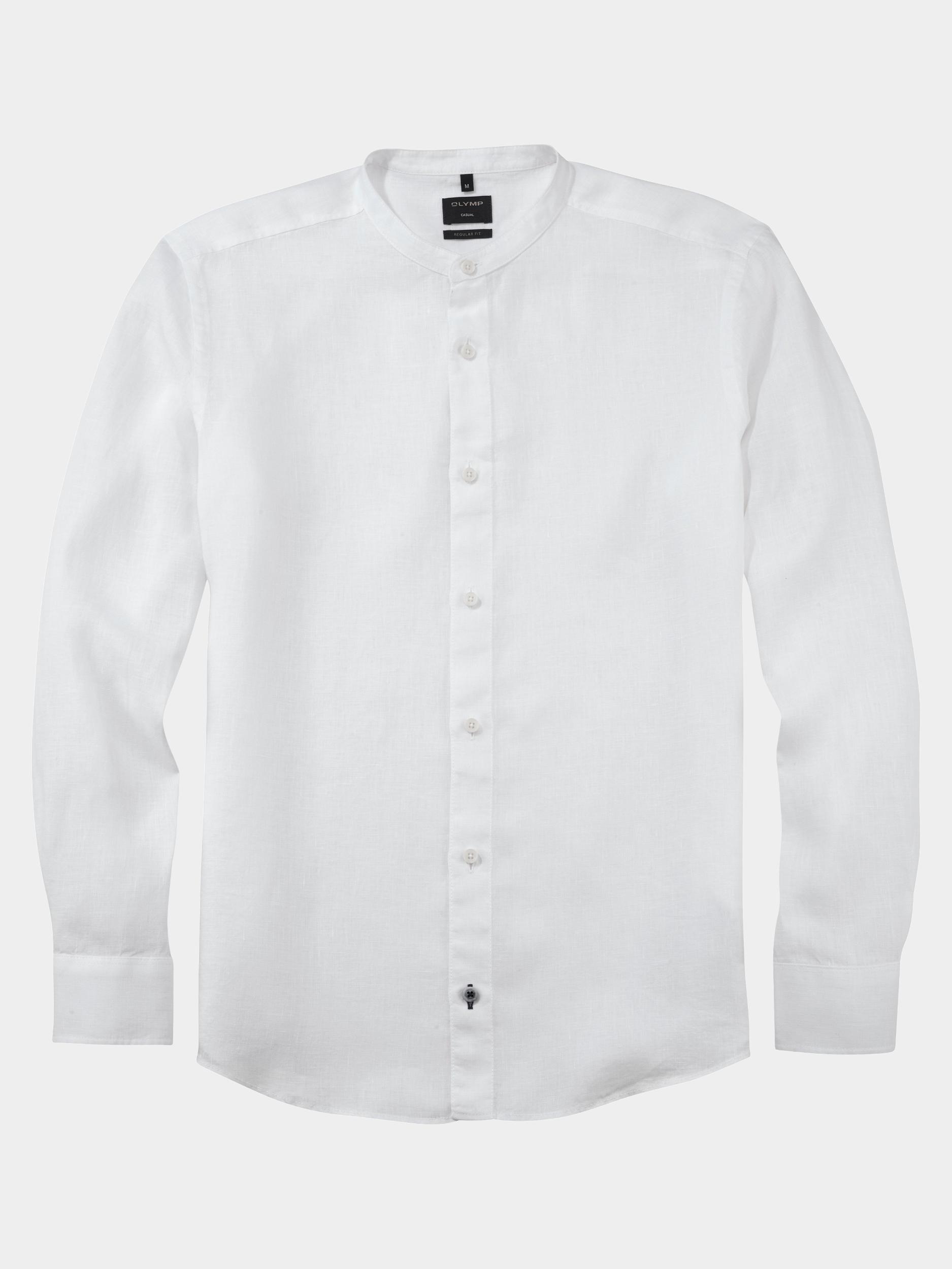 Olymp Casual hemd lange mouw Wit Casual 407274/00