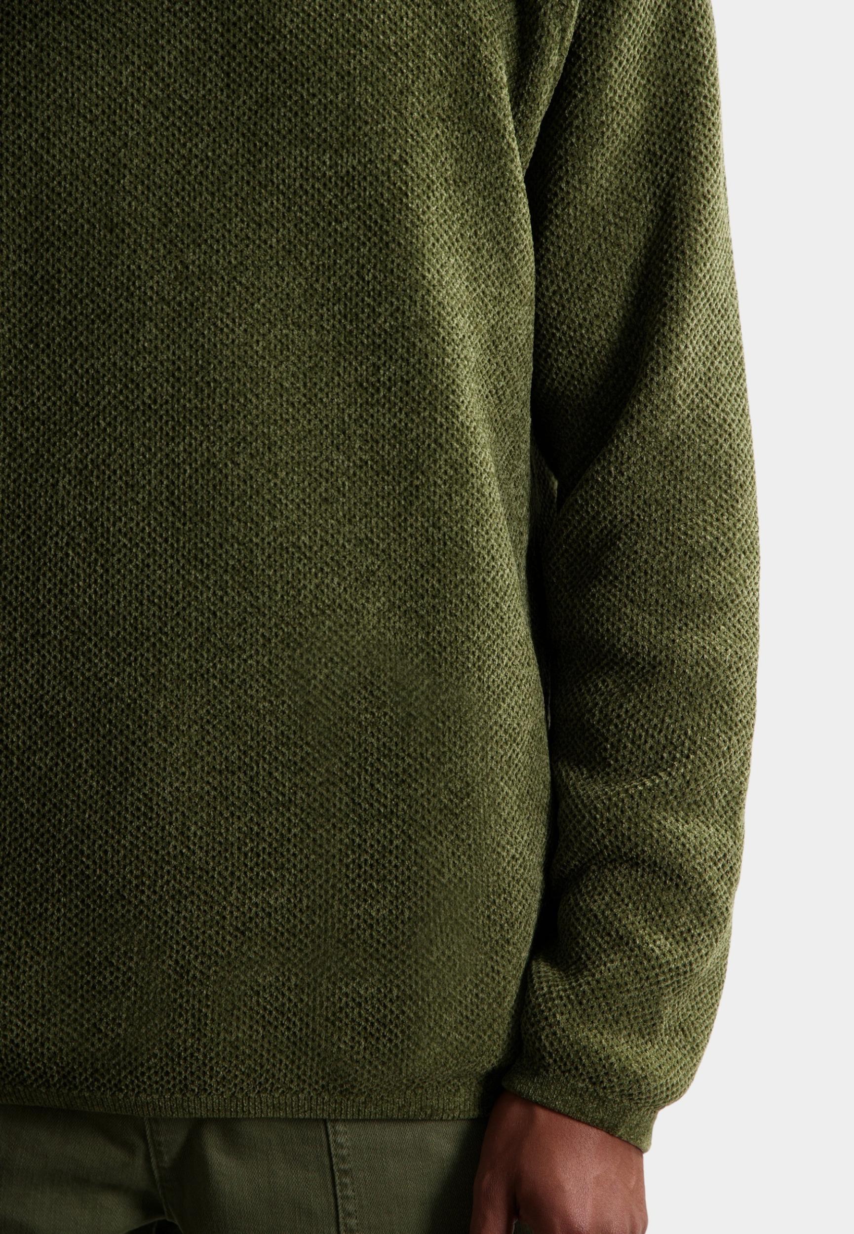 Dstrezzed Pullover Groen Chenille knit crewneck 405722/557