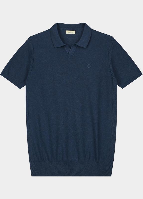 Dstrezzed Polo korte mouw Blauw Mercury Short Sleeve Polo 420026-NOS/649S