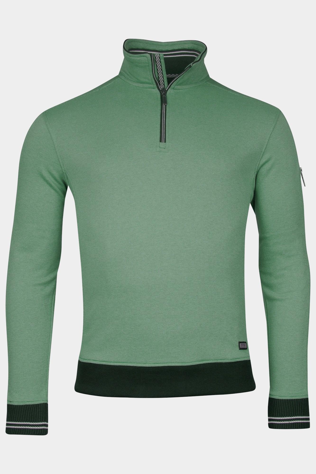 Baileys Half Zip Groen Sweatshirt 1/2 Zip  all over 513155/74