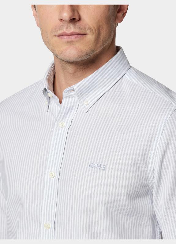 BOSS Black Casual hemd lange mouw Paars H-ROAN-BD-E-C1-261 10261880 0 50556069/531