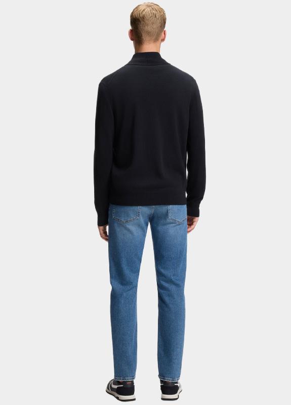 BOSS Orange Vest Blauw Kanozip_S 10272322 01 50543692/404