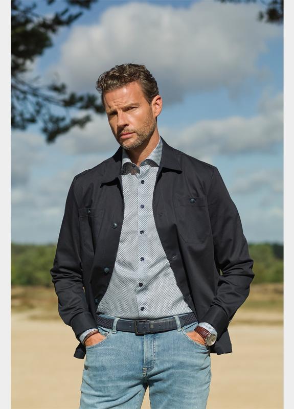 Ledub Overshirt Blauw O5 0315508/190-285-180