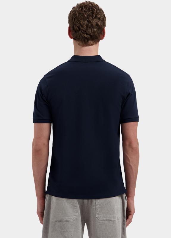 Dstrezzed Polo korte mouw Blauw Bowie V-Neck Polo 240022/649