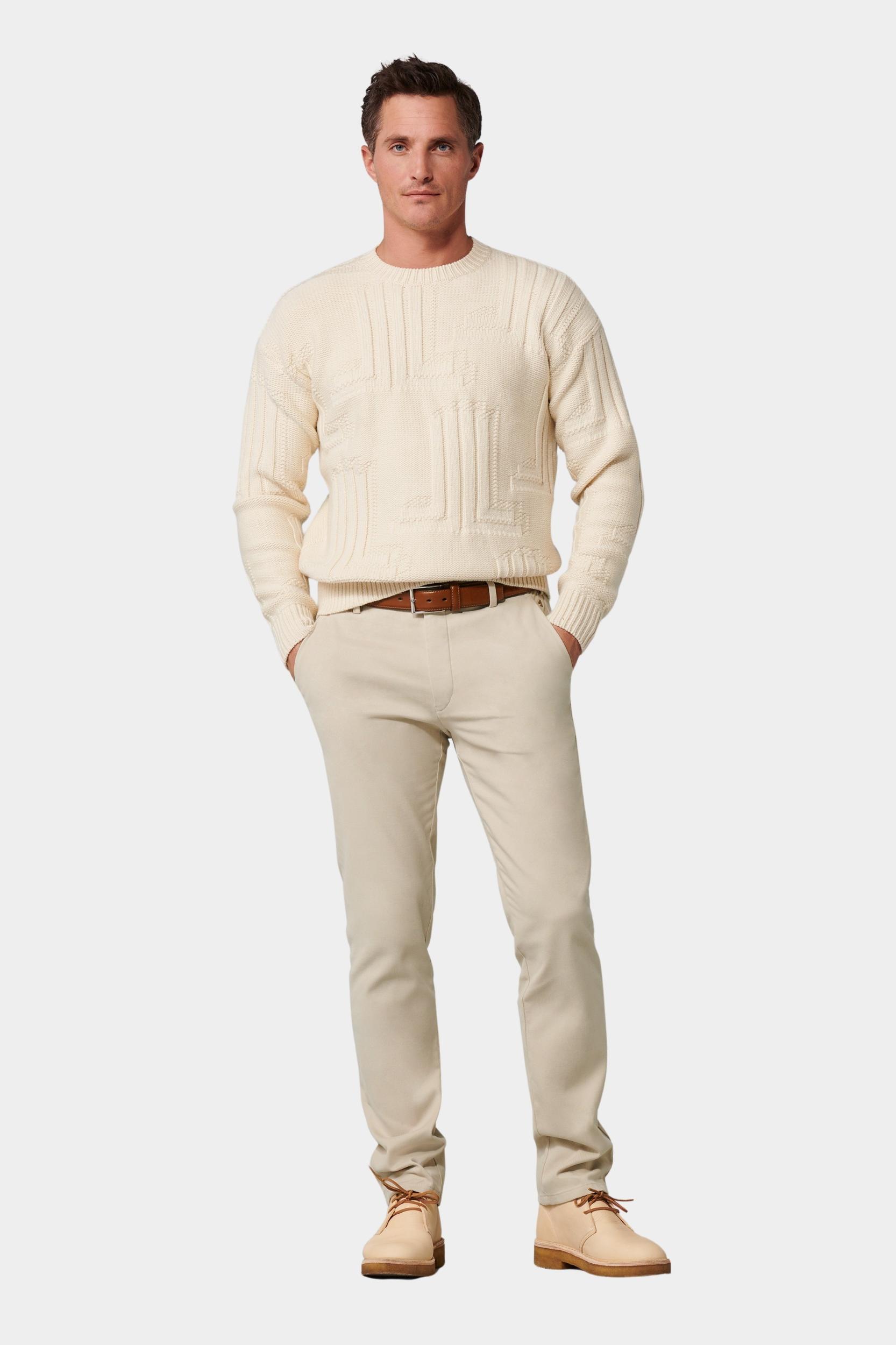 Meyer Katoenen Broek Beige BONN Art.2-8572 1022857200/31