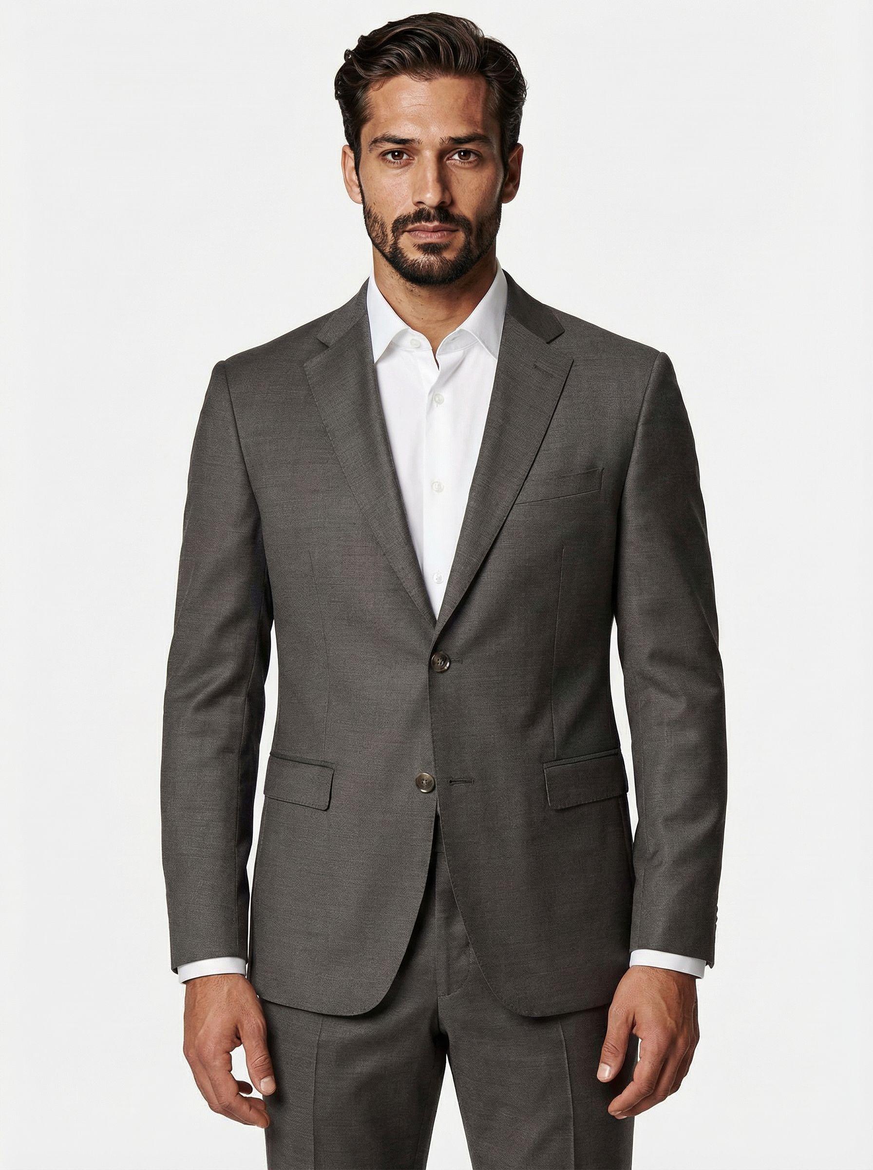 Scotland Blue Kostuum Bruin D8 Toulon Suit Wool 233028TO12SB/840 brown