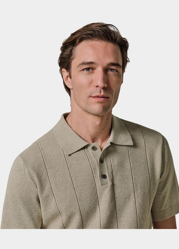 Profuomo Polo heren Beige  PPXD10030/E