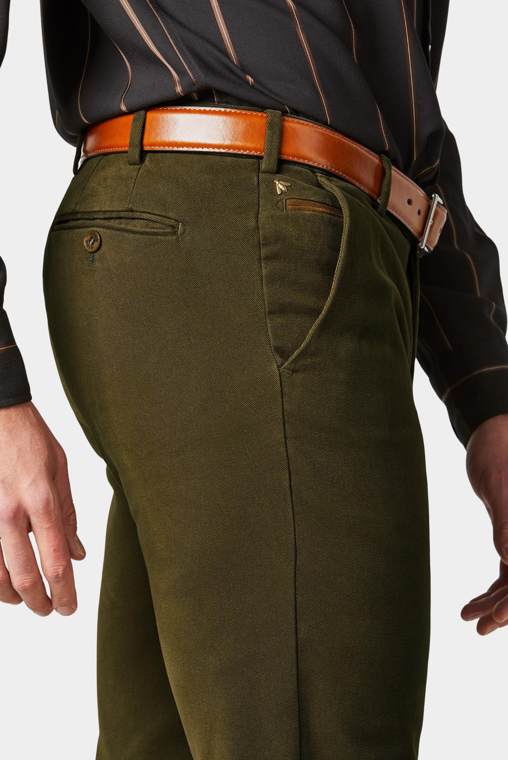 Meyer Katoenen Broek Groen BONN Art.2-8572 1022857200/26