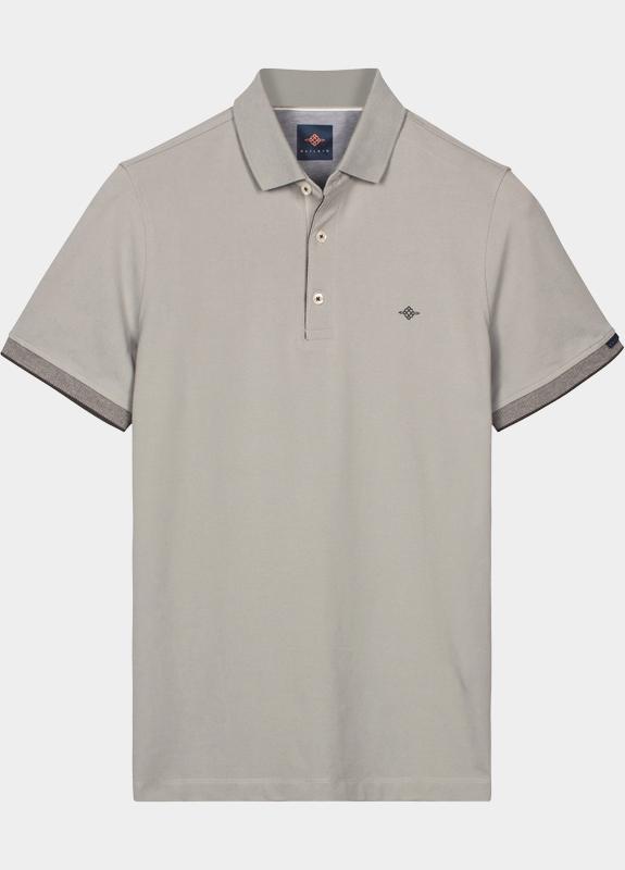 Baileys Polo heren Grijs Poloshirt 2-tone Solid 615216/92