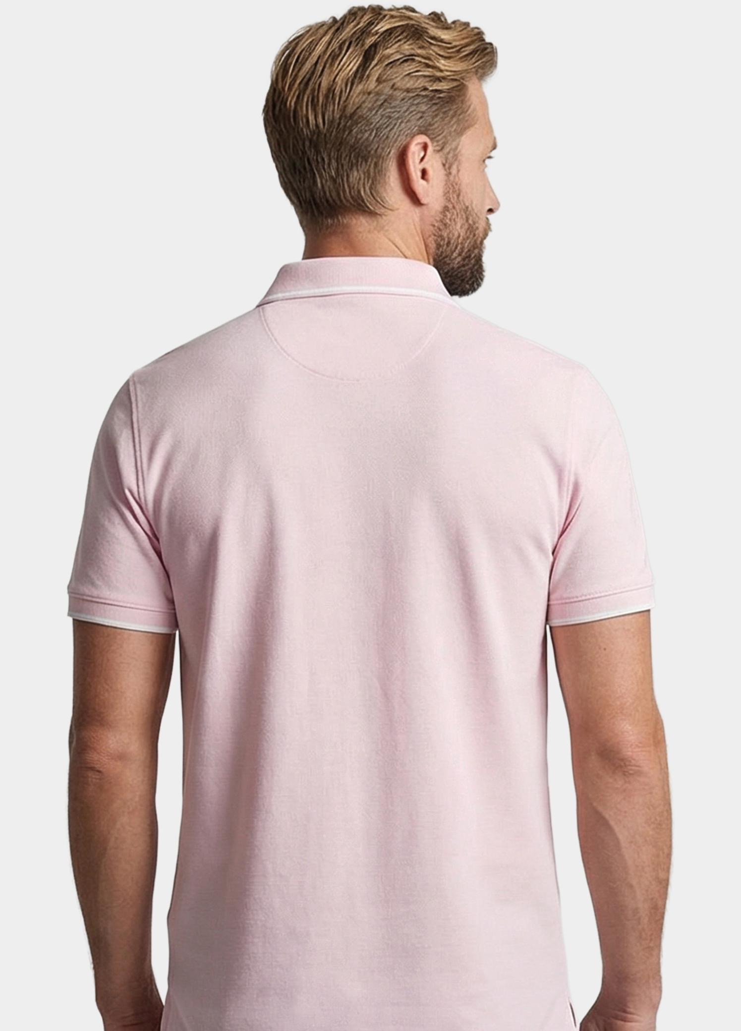 Giordano Polo heren Roze Torino Short Sleeve Polo Two- 616552/51