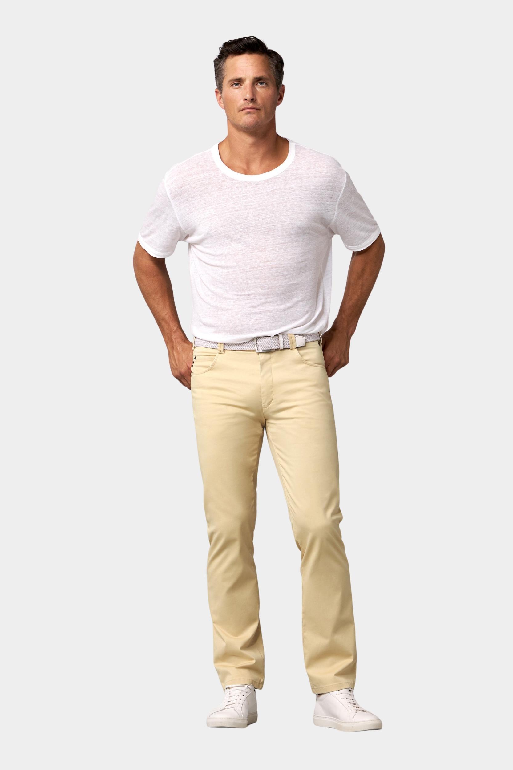 Meyer Katoenen Broek Geel DIEGO Art.1-5054 3061505400/42