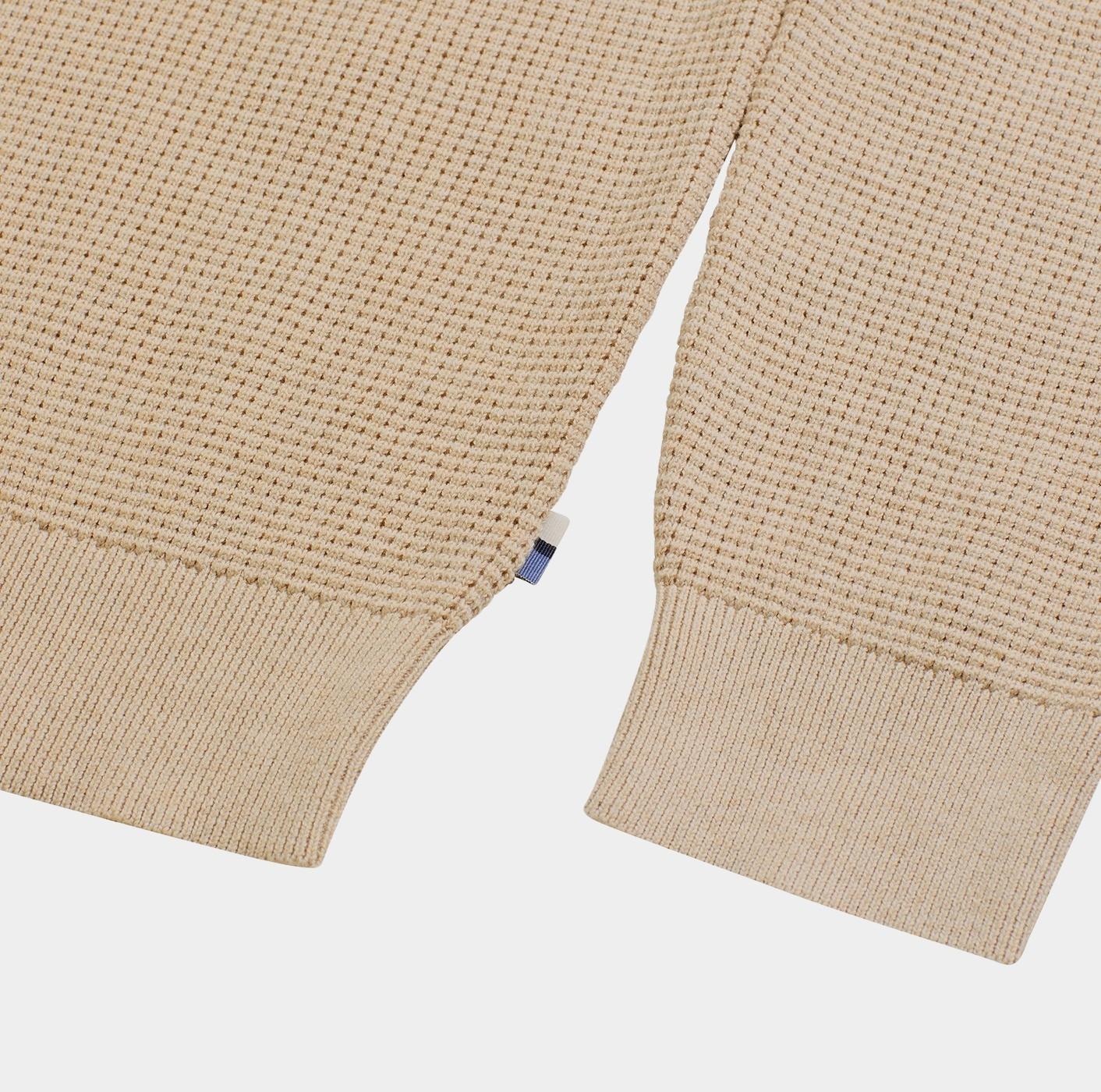 Olymp Polo lange mouw Beige  536184/20