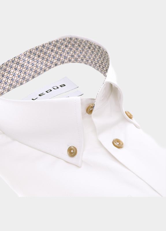 Ledub Business hemd lange mouw Wit  0702020/910-620-000