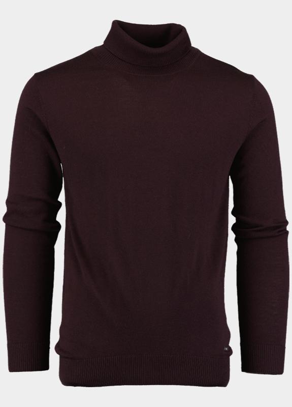 Bos Coltrui Rood Niels Rollneck Pullover Merin 25305NI13BO/690 Bordeaux