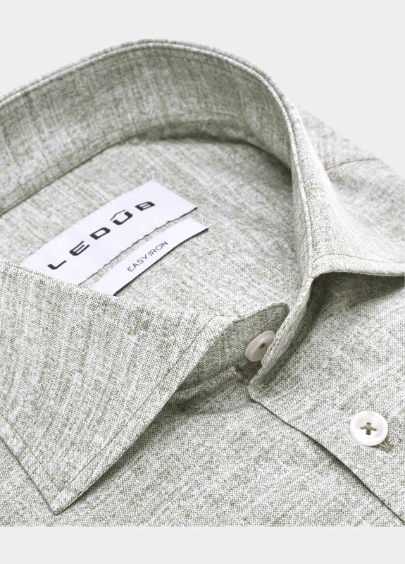 Ledub Business hemd lange mouw Groen  0143315/560-000-000