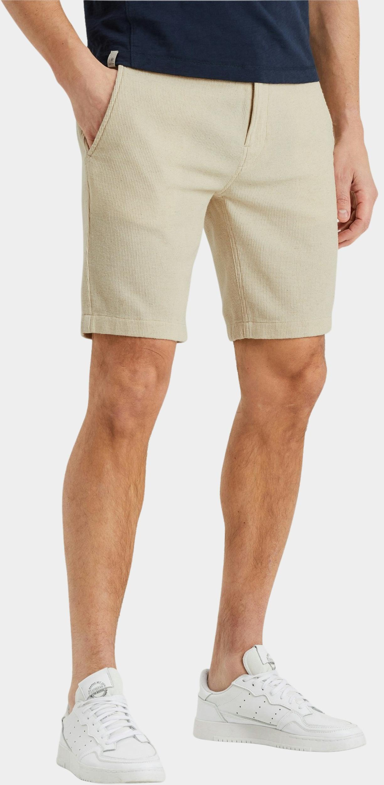 Cast Iron Korte Broek Beige CHINO SHORTS STRUCTURE CSH2505650/7014