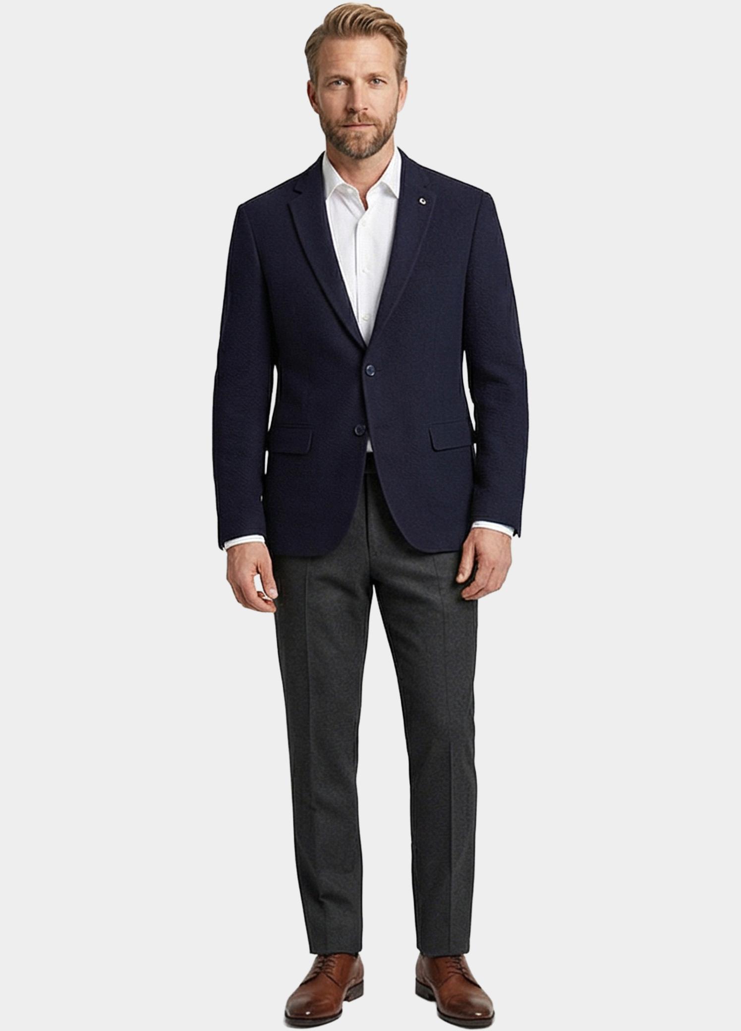 Giordano Colbert Blauw Pietro half lined blazer Tech 612605/60