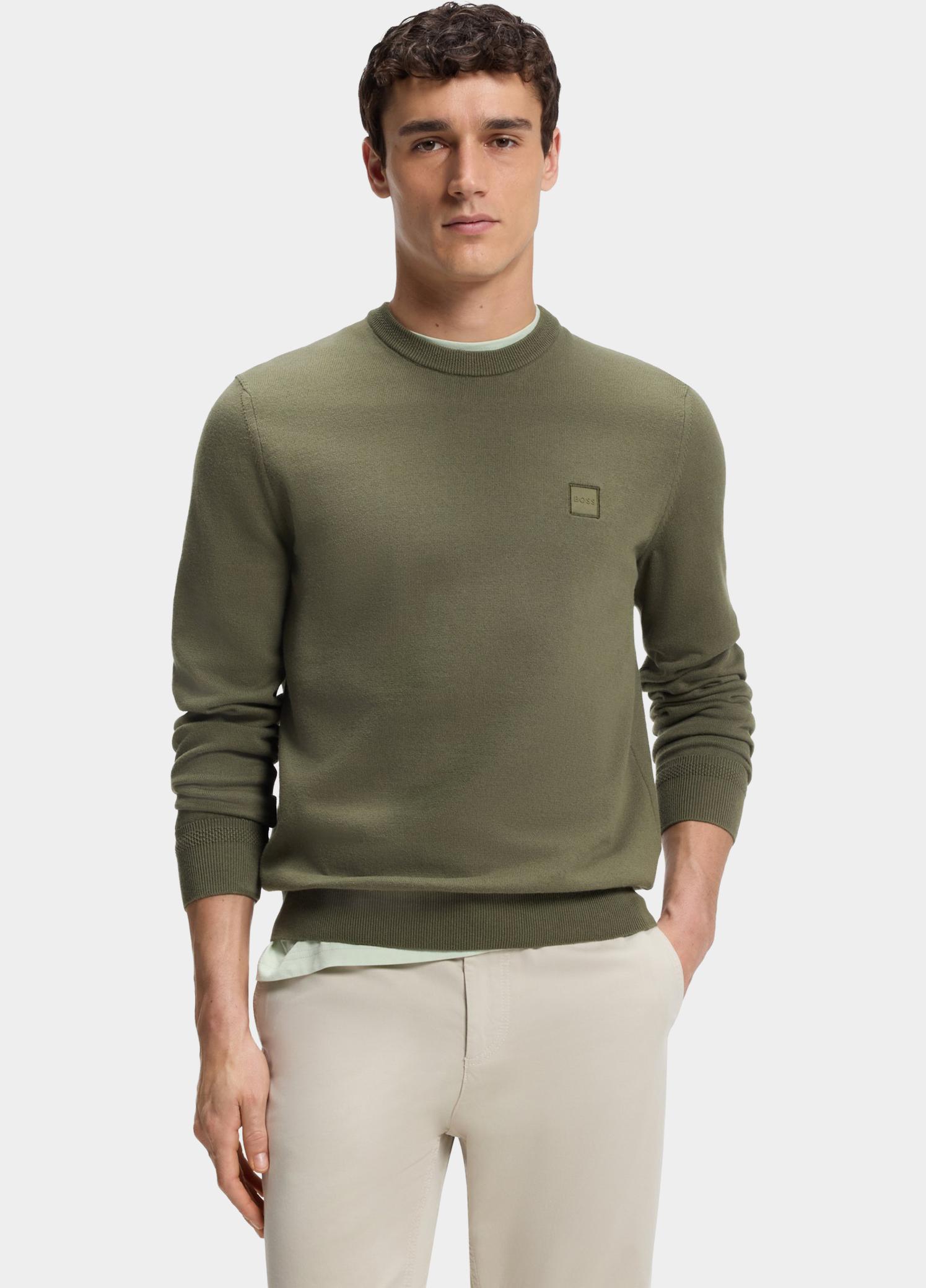 BOSS Orange Pullover Groen Kanovano_S 10265856 01 50527583/325