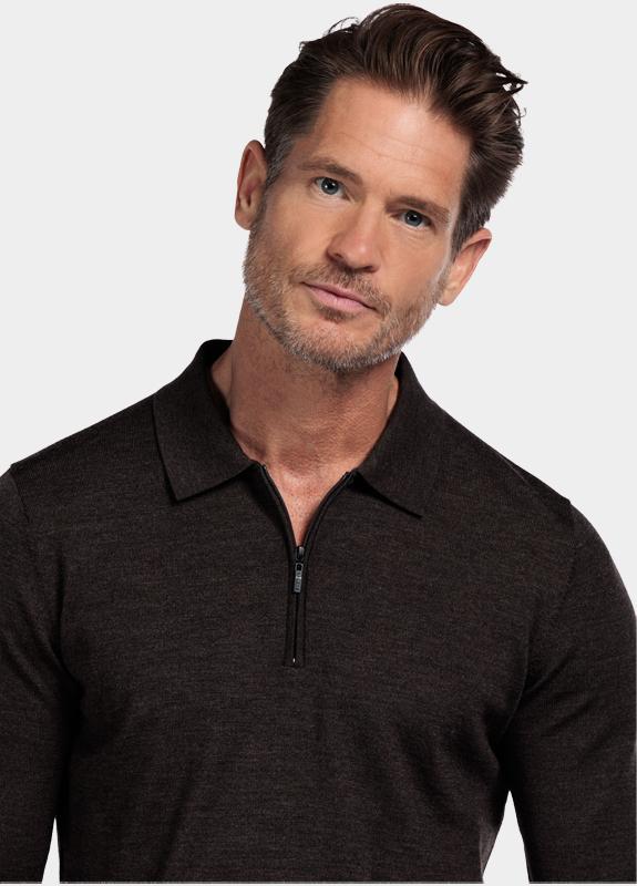 Baileys Half Zip Bruin Pullover Polo Collar 1/2 Zip 520060/80
