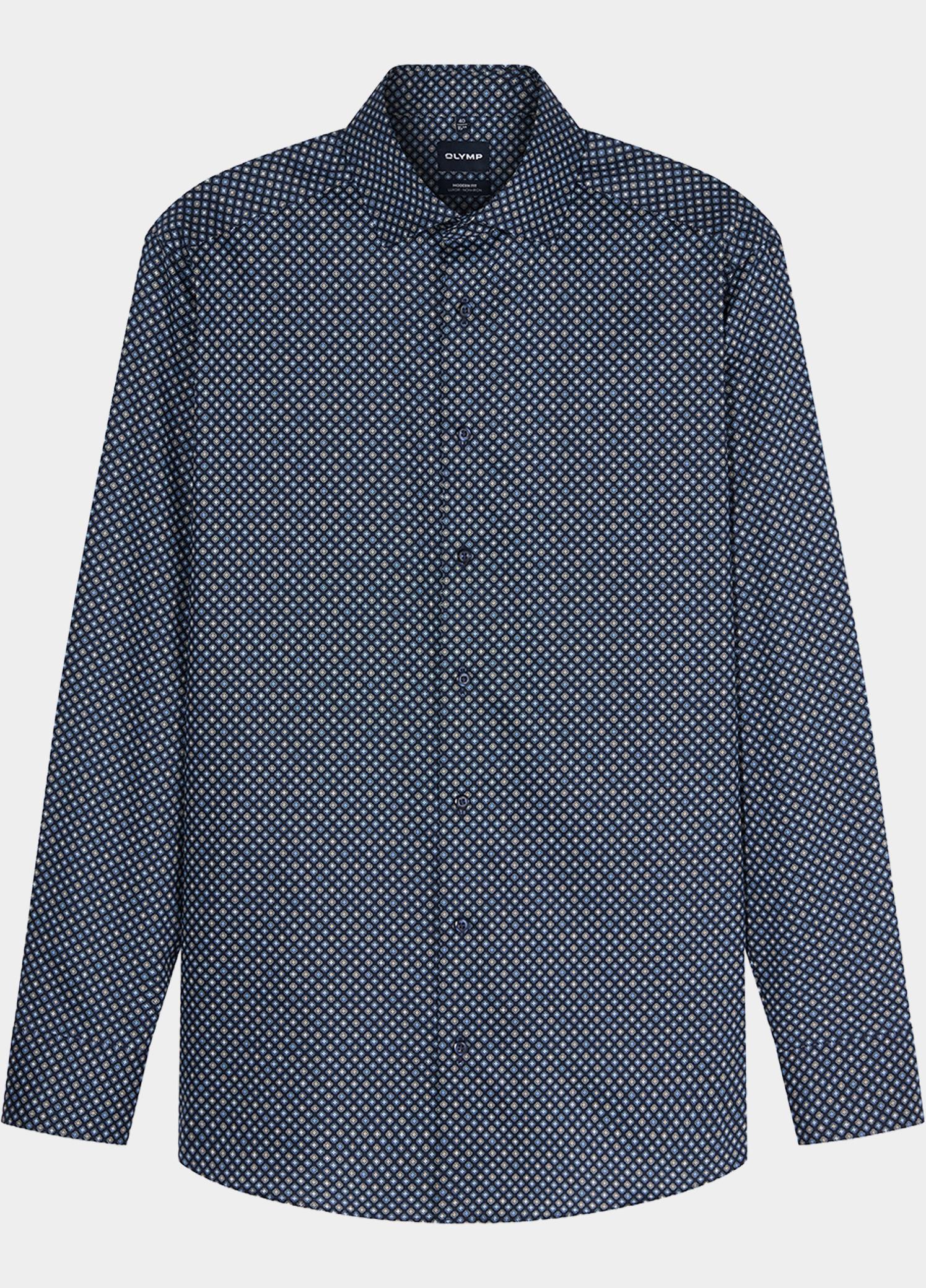 Olymp Zakelijk overhemd heren Blauw Luxor mf D.2132 o.T. 137424/18