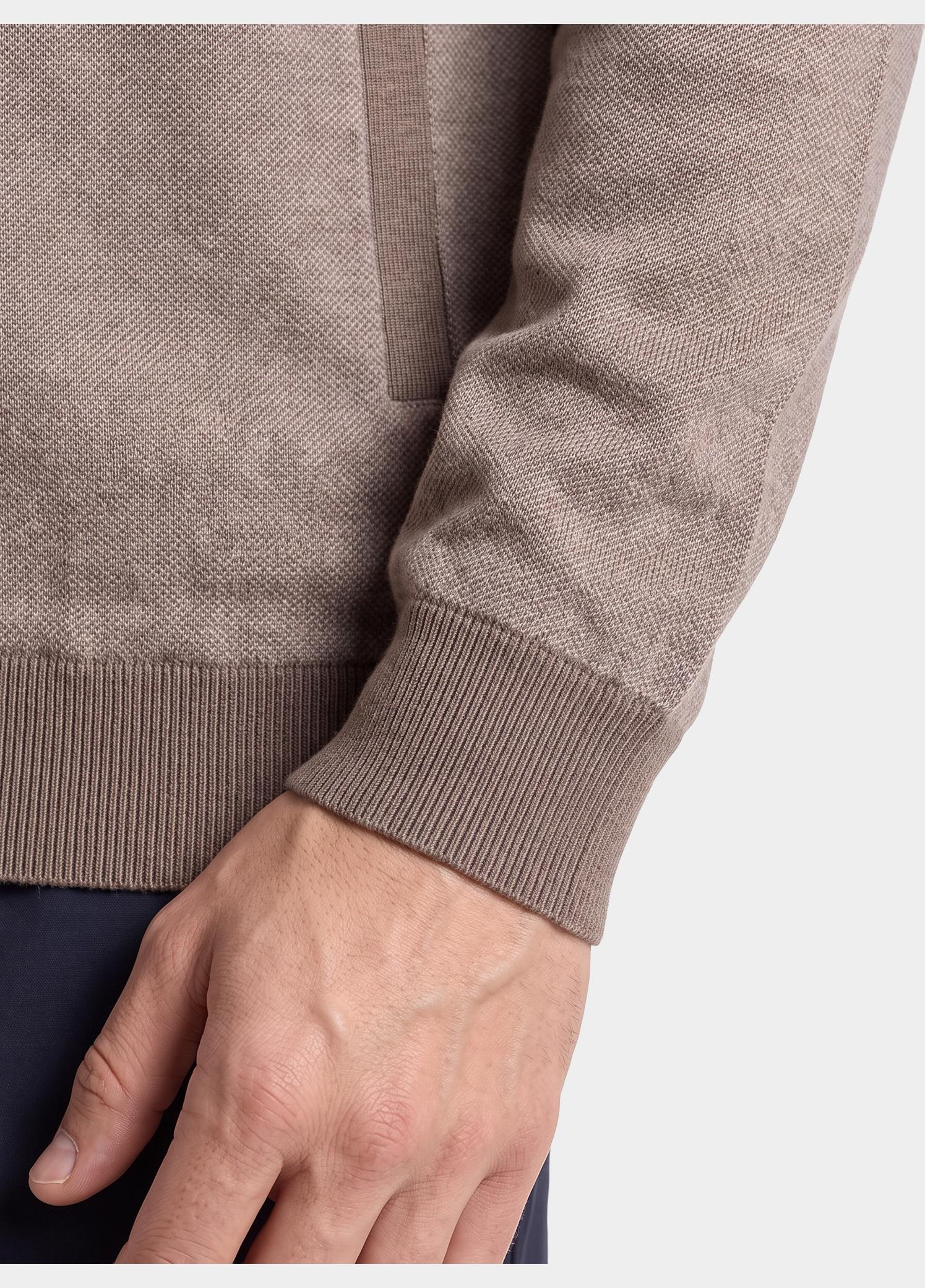 Baileys Vest heren Bruin Cardigan Zip  all-over in  2- 622180/875
