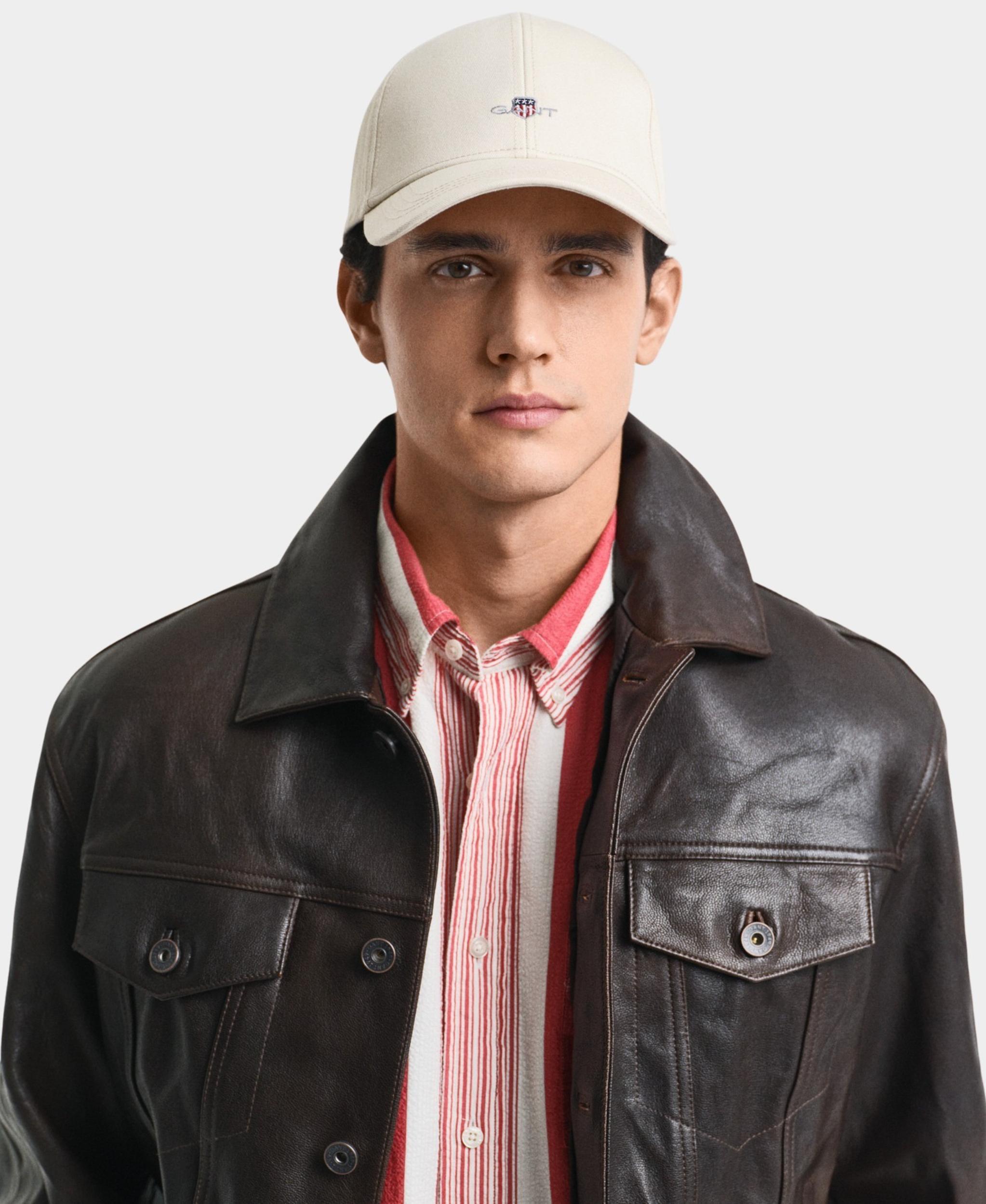 Gant Cap Beige High Shield Cotton Twill Cap 9900001/034