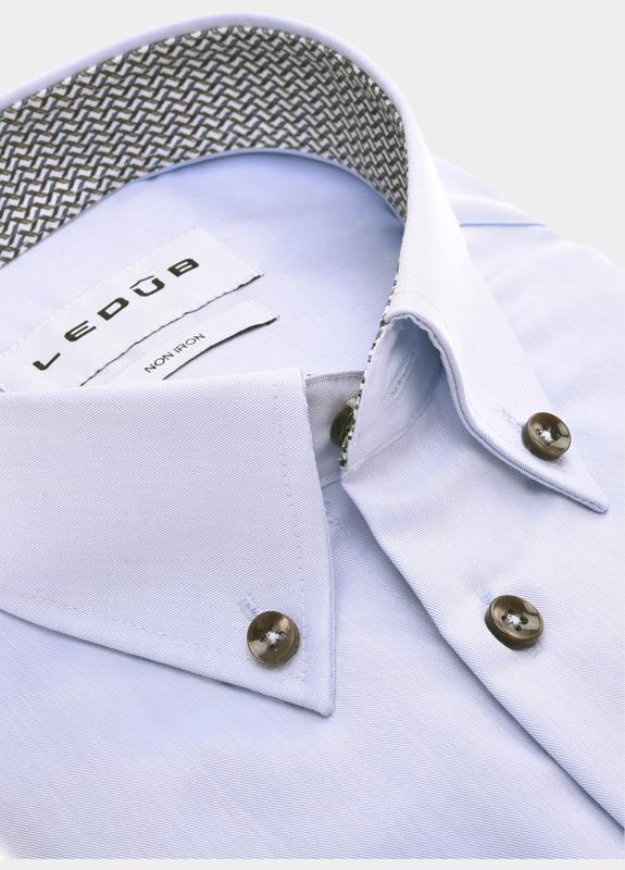 Ledub Business hemd lange mouw Blauw  0702086/120-650-000