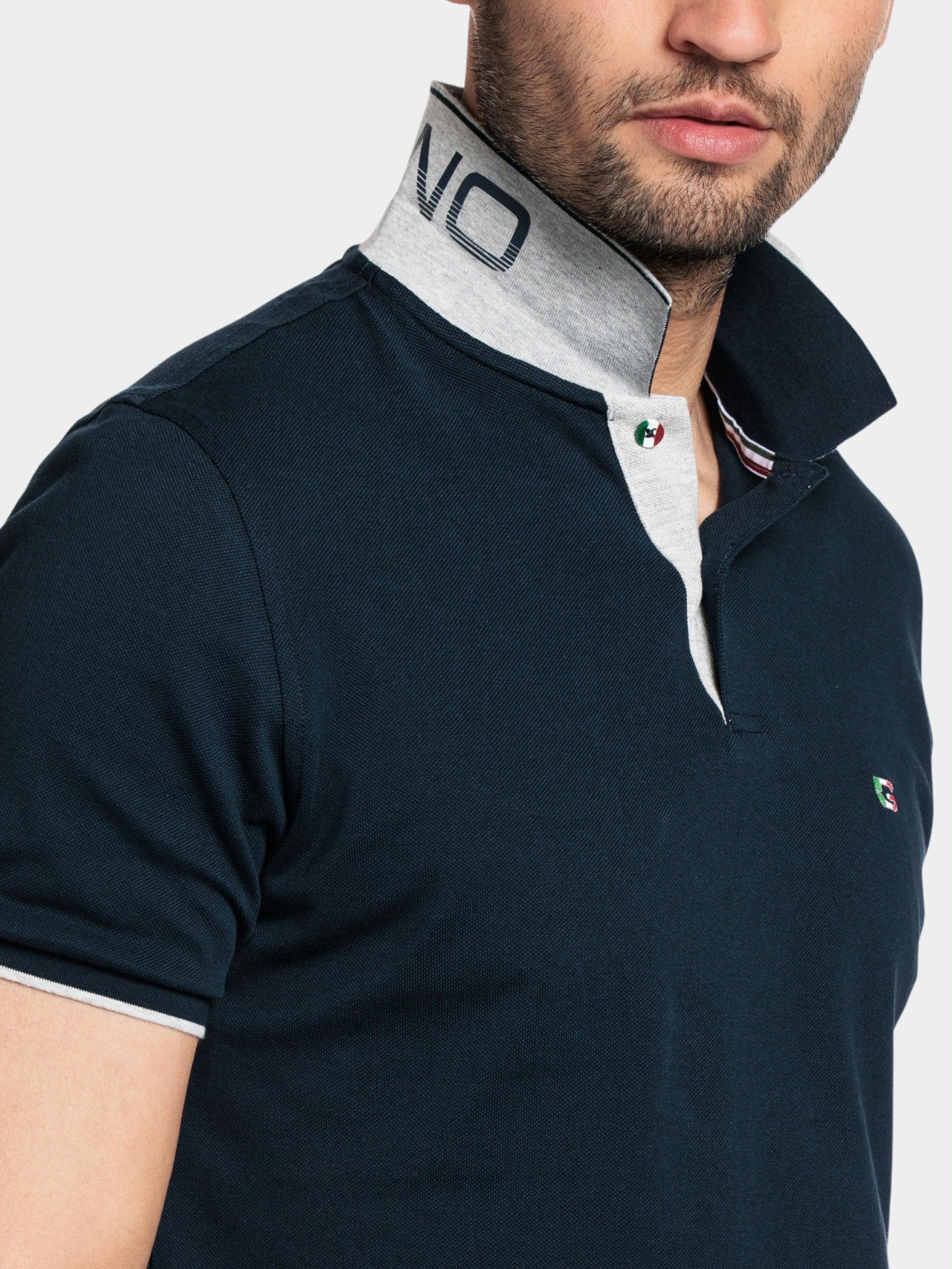 Giordano Polo korte mouw Blauw Nico 316587/60