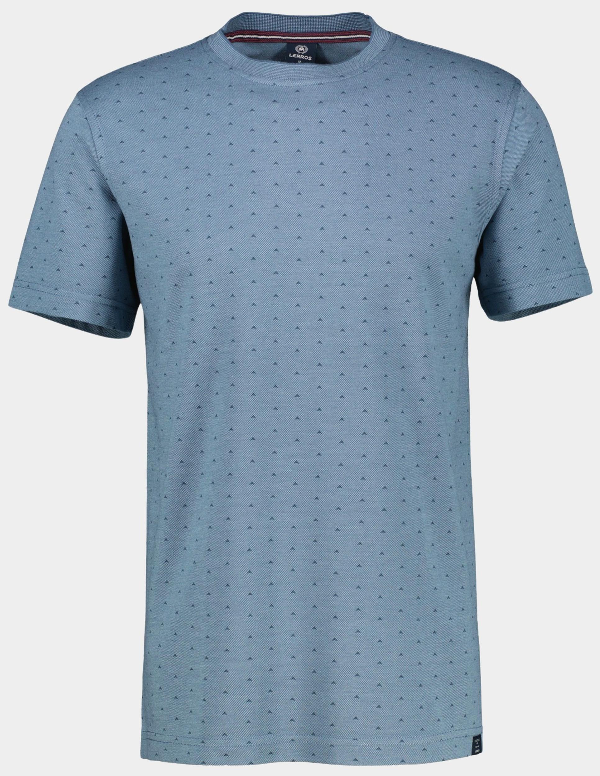 Lerros T-shirt korte mouw Blauw  2543030/443