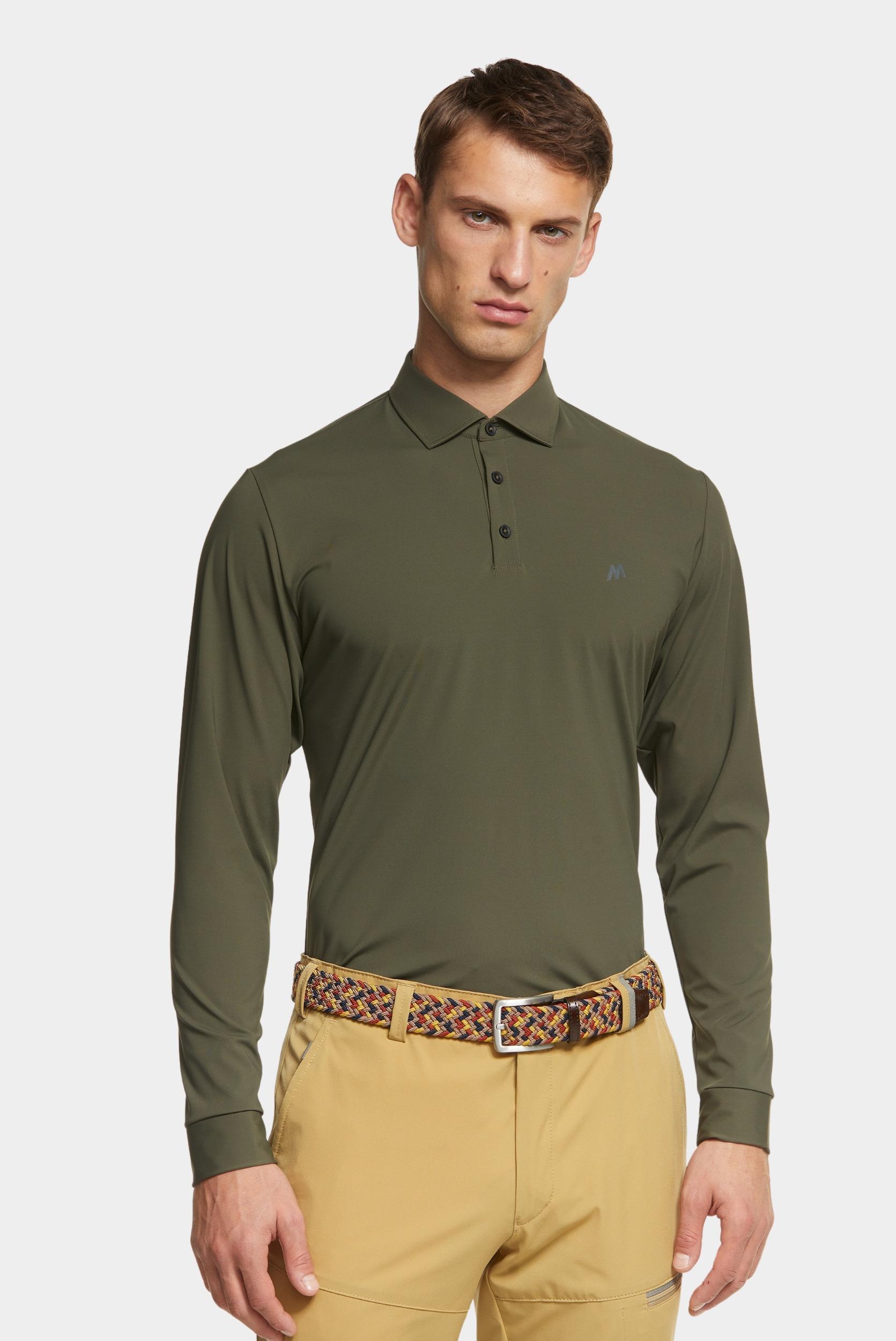 Meyer Polo lange mouw Groen BRYSON Art.9-9007 9529900700/27