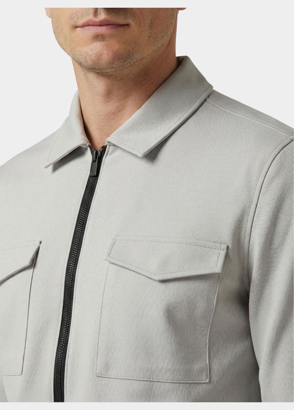 Born With Appetite Overshirt Grijs Boed Shirtjacket BWA26114BO10/9507