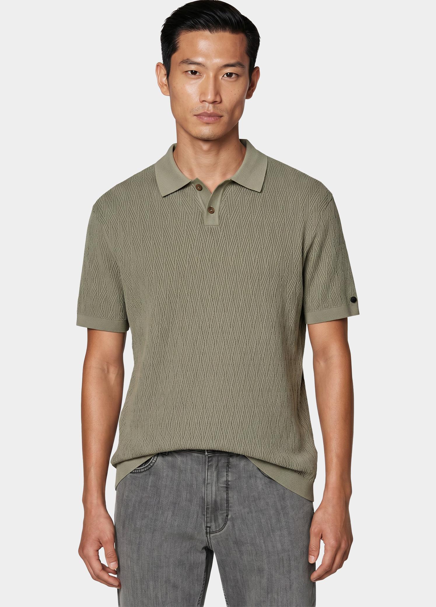 Cast Iron Polo korte mouw Bruin Short sleeve polo regular fit CPSS2606857/6148