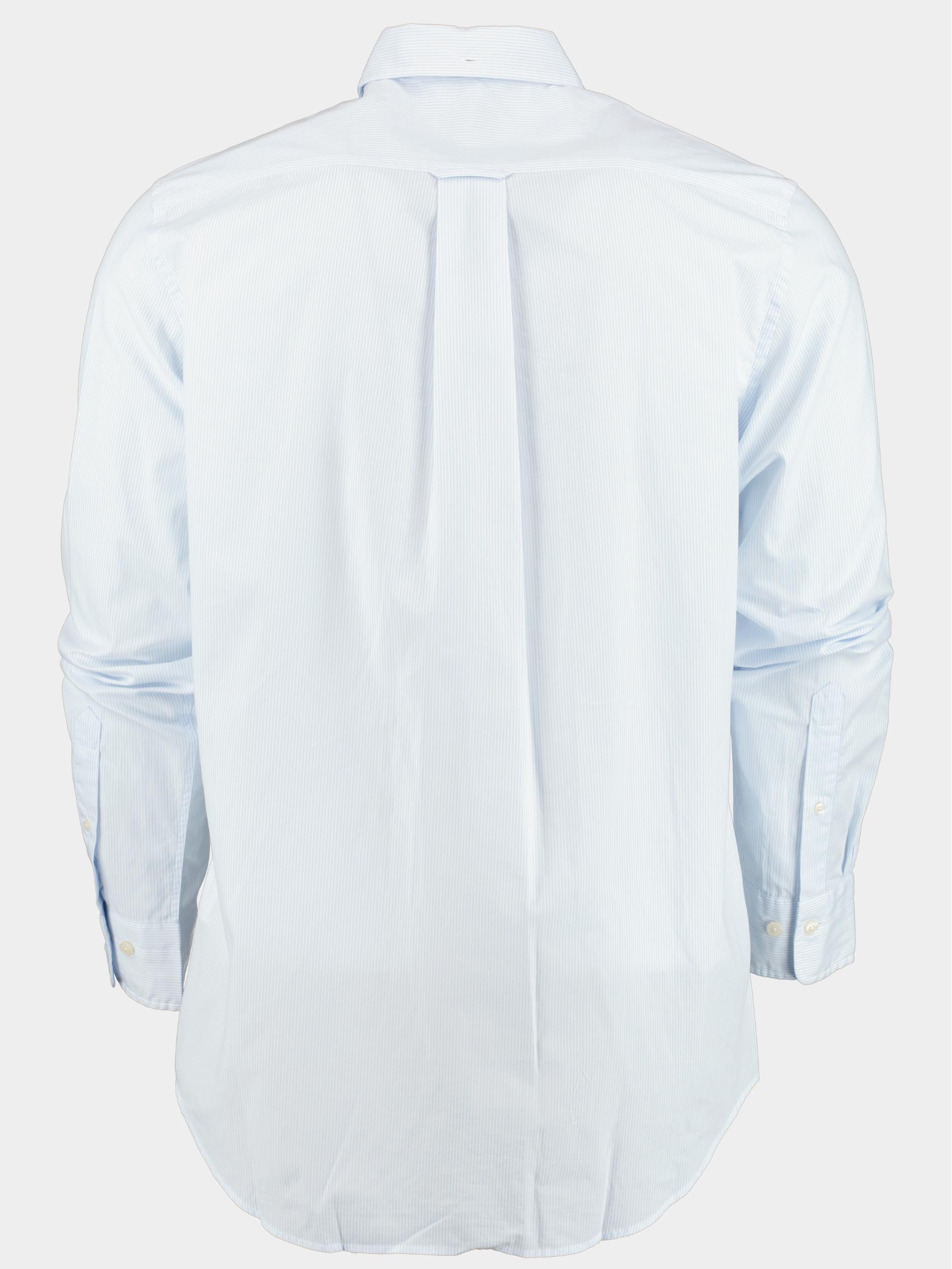 Gant Overhemd heren Blauw Reg Poplin Banker BD 3000140/455
