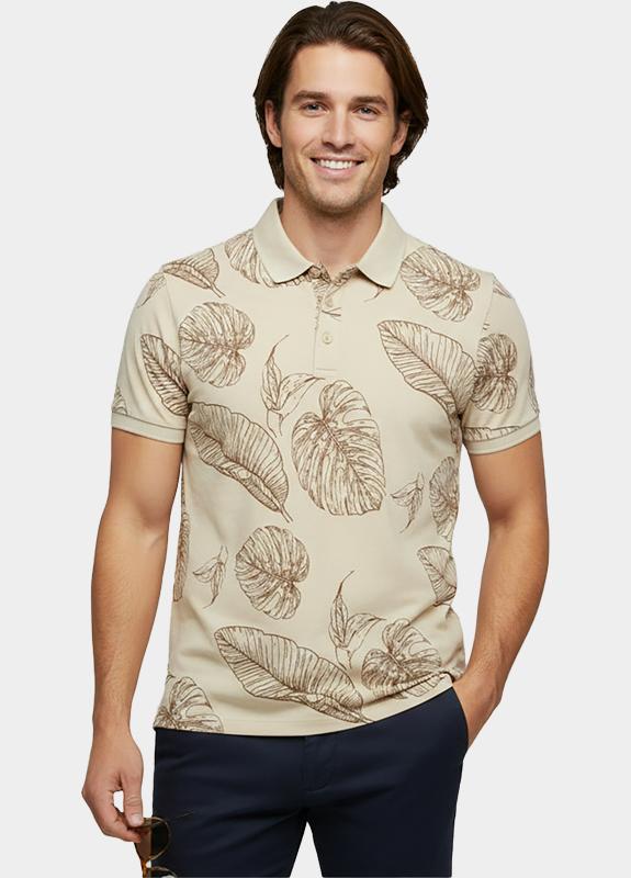 Cars Jeans Polo korte mouw Beige Trevo 61771/83