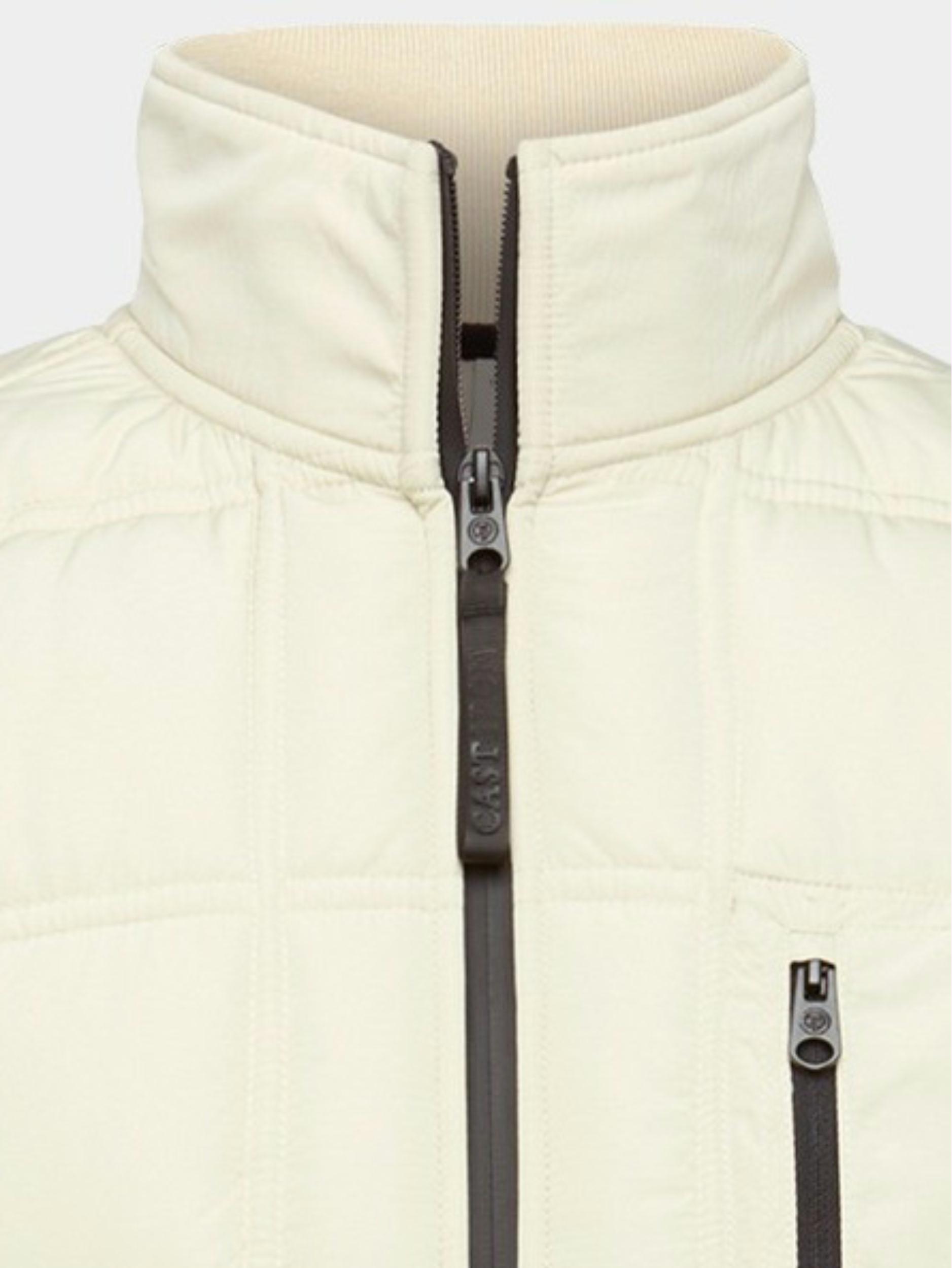 Cast Iron Zomerjack Wit Bomber jacket cotton polar fl CSW2302410/8004